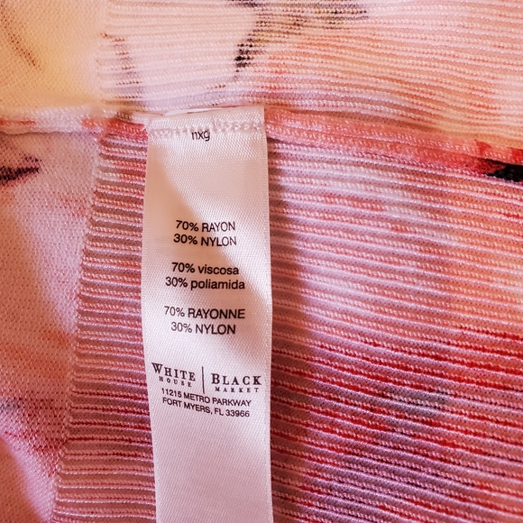 White House Black Market Pink and White Garment - Picture 3 of 5